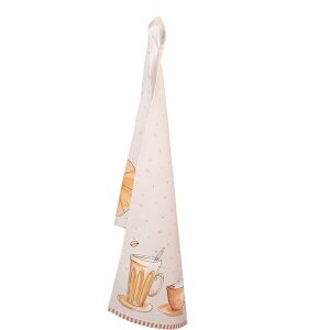 Clayre & Eef YFB42-2 Kitchen Towel 50x70 cm Beige...