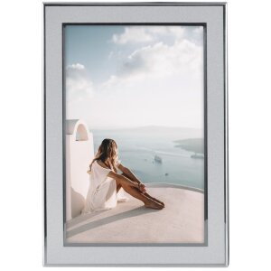 Hama Aluminium Photo Frame Santorini 10x15 cm matt silver