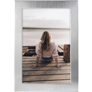 Hama Aluminium Photo Frame Riva 10x15 cm silver