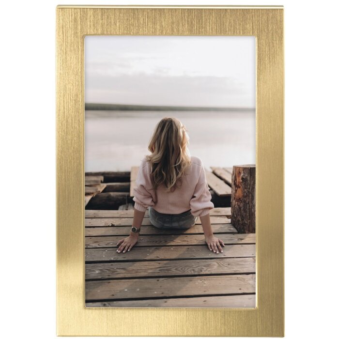 Hama Aluminium Photo Frame Riva 10x15 cm gold