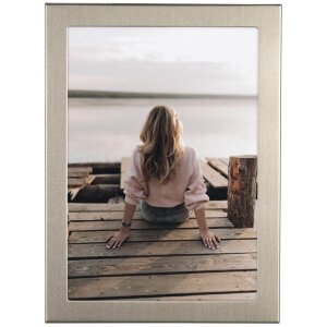 Hama Aluminium Photo Frame Riva 13x18 cm titanium