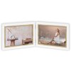 ZEP Double Frame Ayas white 2 photos 10x15 cm landscape format