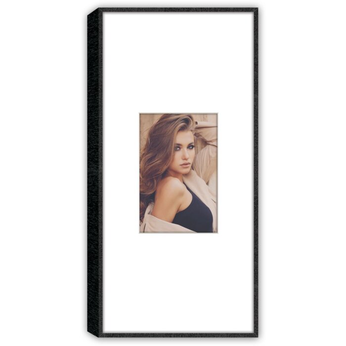 ZEP Picture Frame Shelby black 10x15 cm (18x38,5 cm)