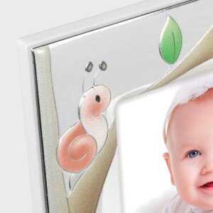 ZEP Baby Picture Frame Adamo 10x15 cm silver glossy