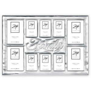 ZEP Family Picture Frame Legacy 10 photos silver glossy (47x33 cm)