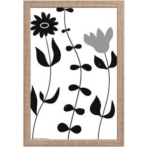 Walther Wooden Frame Liv Monstera 20x30 cm Grey