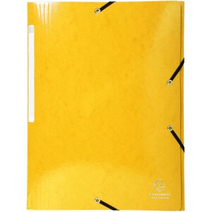 Exacompta Folder 3 Flaps Elasticated Maxi Capacity A4 Iderama