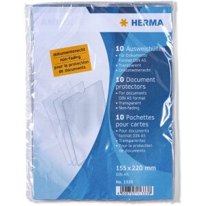 HERMA 1333 ID card holders 155x220 mm Documents DIN A5...