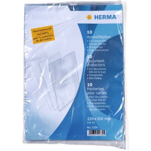 HERMA 1334 ID card holders 220x310 mm Documents DIN A4...