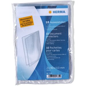 HERMA 1335 Identity card holder 2xDIN A7 Transparent