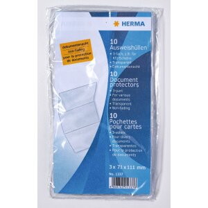 HERMA 1337 Identity card holder 3x71x11 mm Transparent