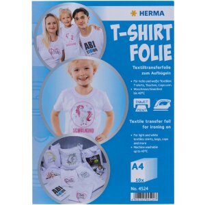 HERMA 4524 T-shirt transfer film A4 for light-coloured...