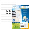 HERMA 10725 Recycled paper labels A4 38.1x21.2 mm white permanent adhesive