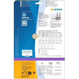 HERMA 10746 Folder labels A4 192x61mm white permanent...