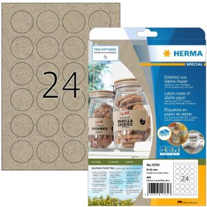 HERMA 10761 Labels Silphie paper A4 Ø 40 mm...