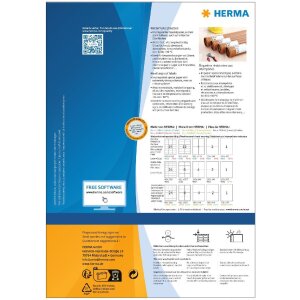 HERMA 10793 Weatherproof labels A4 99.1x67.7 mm white...