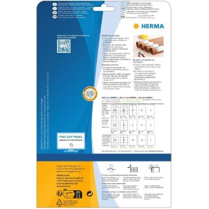 HERMA 10795 Weatherproof labels 99.1 x 67.7 mm white A4...