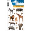 HERMA 15479 Decor Stickers Africa Animals Multicoloured Set