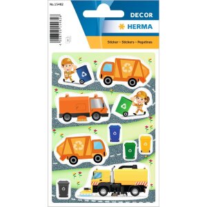 HERMA 15482 Decor stickers rubbish collection vehicles...