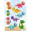 HERMA 15486 Magic Sticker Small Dinos glitter foil set