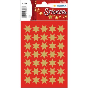 HERMA 15500 Decorative stickers poinsettias gold set