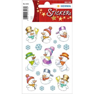 HERMA 15502 Decor stickers Christmas motifs coloured set