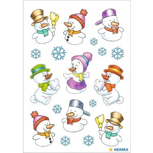 HERMA 15502 Decor stickers Christmas motifs coloured set