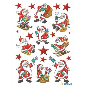 HERMA 15502 Decor stickers Christmas motifs coloured set