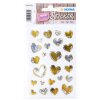 HERMA 15534 Creative Sticker Hearts Gold Silver Loving Design Set