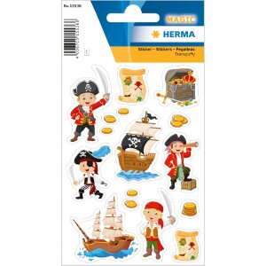 HERMA 15536 Sticker pirate transpuffy