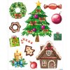 HERMA 15548 Set of window stickers Christmas childrens motifs 25 pieces