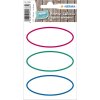 HERMA 15663 HOME labels three-coloured oval 76x35 mm 18 pieces