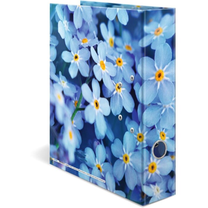 HERMA 19557 Motif Folder A4 Blue Flowers