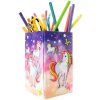 HERMA 19731 Pencil holder cardboard unicorn design wipeable sturdy 8x8x13.5cm