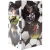 HERMA 19732 Pencil holder cardboard football design wipeable sturdy 8x8x13.5cm