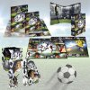 HERMA 19732 Pencil holder cardboard football design wipeable sturdy 8x8x13.5cm