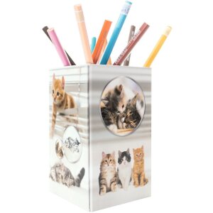 HERMA 19733 Pencil holder cat design cardboard 8x13.5cm