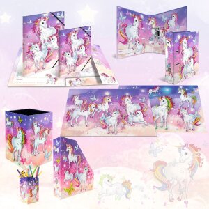 HERMA 19738 Wastepaper basket unicorn design sturdy...