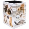 HERMA 19740 Wastepaper basket cat design cardboard 22x31.5cm