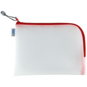 HERMA 20008 Universal pocket A5 26x20cm red zip fastener