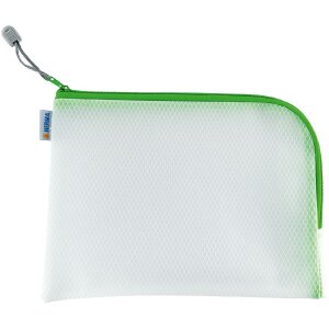 HERMA 20010 Universal pocket A5 26x20cm green zip fastener