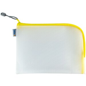 HERMA 20011 Universal pocket A5 26x20cm Yellow zip fastener