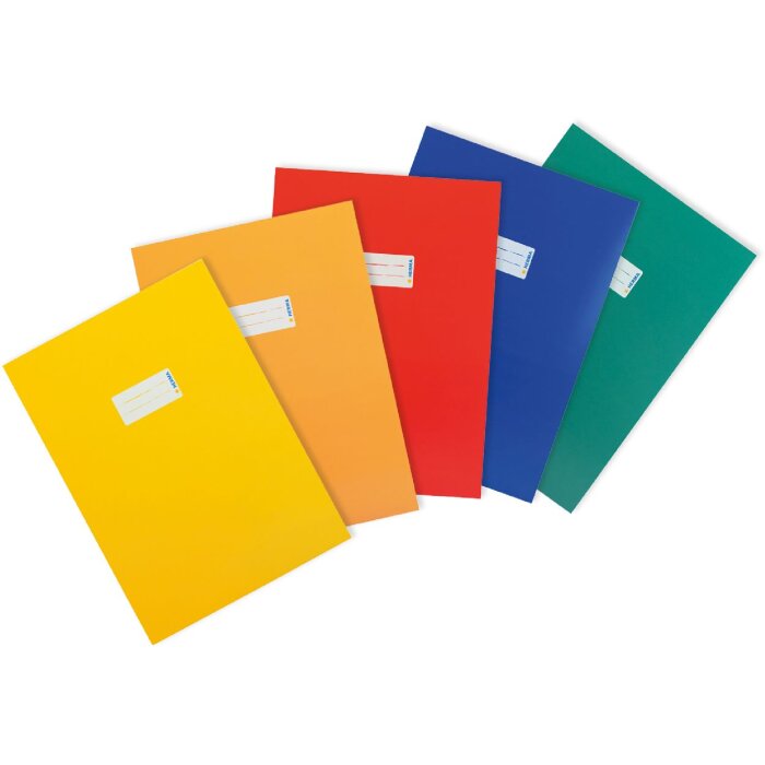 HERMA 20227 Set of 5 cardboard booklet protectors A4 assorted