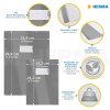 HERMA 20227 Set of 5 cardboard booklet protectors A4 assorted