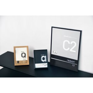 Nielsen Aluminium Picture Frame C2 structure black matt 21x29,7 cm acrylic glass