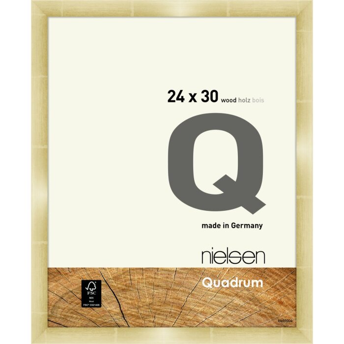 Nielsen Wooden Snap Frame Quadrum 24x30 cm gold