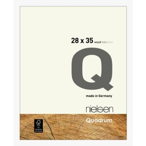 Nielsen Wooden Snap Frame Quadrum 28x35 cm white opaque