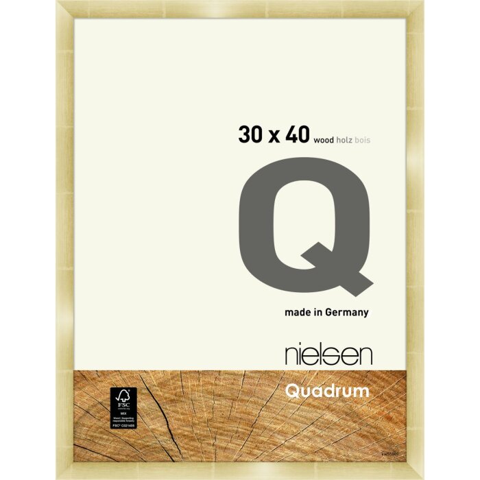 Nielsen Wooden Snap Frame Quadrum 30x40 cm gold