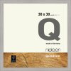 Nielsen wooden clip-on frame Quadrum 30x30 cm cement grey