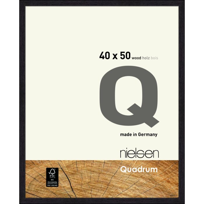 Nielsen Wooden Changing Frame Quadrum 40x50 cm raven black